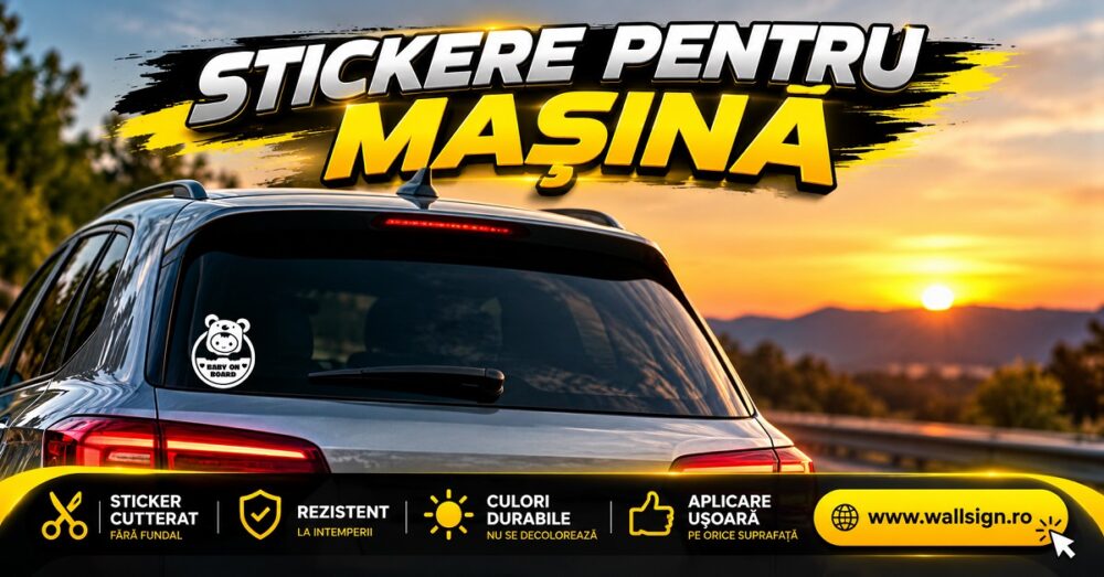 Stickere Pentru Mașină cu efect elegant