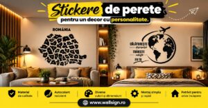 Stickere de perete pentru un decor cu personalitate transforma orice camera intr un spatiu modern si elegant cu modele decorative care reflecta stilul tau
